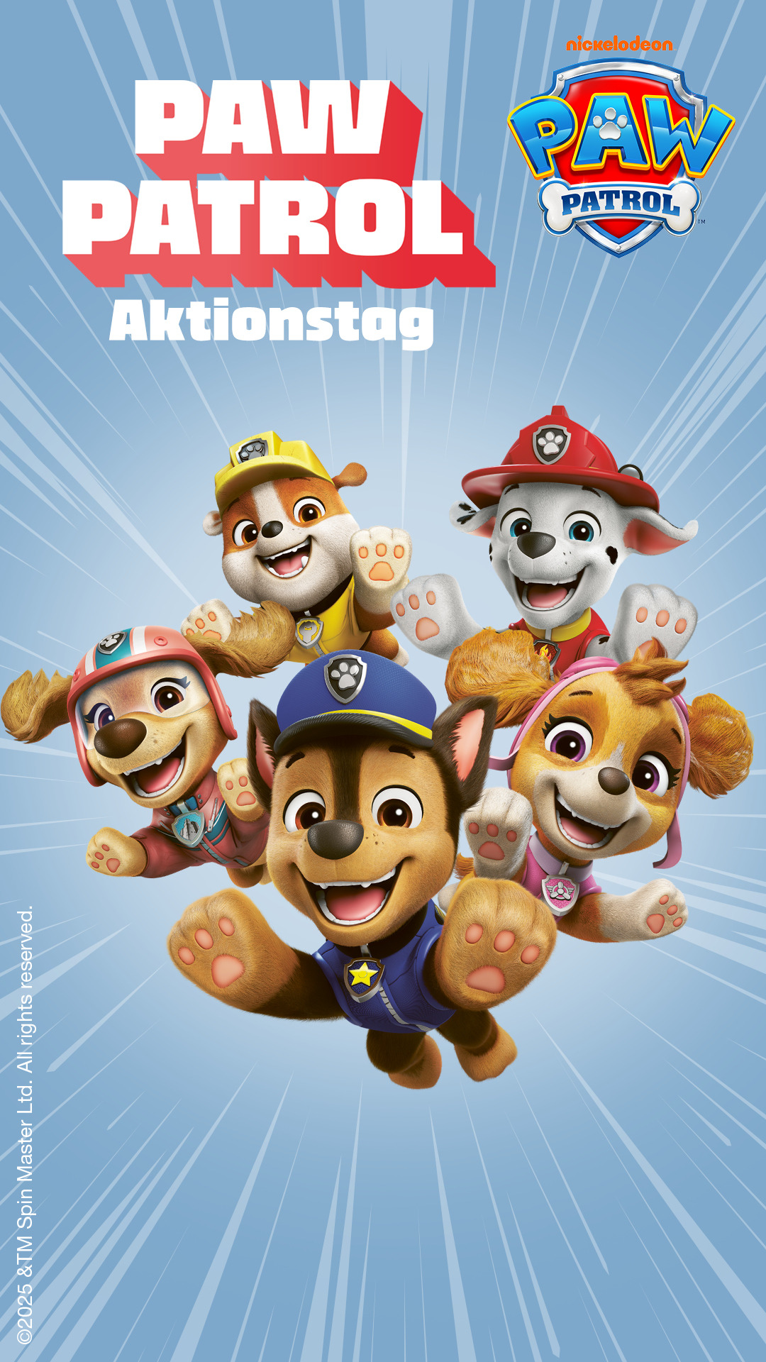 Paw Patrol‘-Mitmachaktion für Kinder in Ulm, Würzburg, Leipzig, Ingolstadt und Potsdam